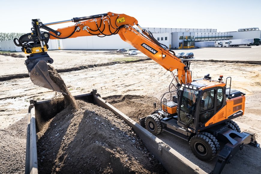New DX140W-7 and DX160W-7 Wheeled Excavators Launched